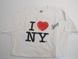 Donald Trump Autographed I Love NY T-Shirt - COA #DT58798 - £713.31 GBP