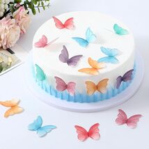 THJ 48Pcs Edible Wafer Paper Butterflies Cake Decoration Mix Color - €2,09 EUR THJ 48Pcs Edible Wafer Paper Butterflies Cake Decoration Mix Color - €2,09 EUR