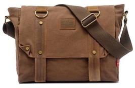 New men canvas bag men shoulder bag Messenger bag foreign trade canvas bag - £59.43 GBP