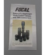 Kmart Camera Lens Catalog Advertising FocalAuto  Multi Coated Tele Conve... - $8.68