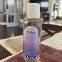 Victoria&#39;s Secret Pink FRAGRANCE BODY MIST RELAX SPRAY 8 oz - £11.44 GBP