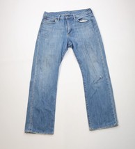Vintage Ralph Lauren Mens 33x30 Distressed 67 Vintage Cut Wide Leg Jeans... - $59.35