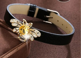 Bumblebee black buckle bracelet - $14.36