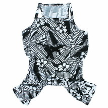 Vibrant Life Romper  Tropical  Black/White  M - $12.56