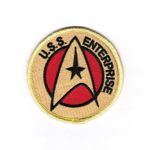 Star Trek Classic TV Series U.S.S. Enterprise Command Logo Embroidered Patch NEW - £6.19 GBP