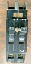 ZINSCO GTE-SYLVANIA QCAL-70 70AMP 2POLE CIRCUIT BREAKER  QCAL70 - $97.02