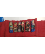 Hand Woven Ceremonial Sash w/ 6 Hand Woven Dolls Folk Art, Central/South... - $285.40 MXN