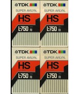 TDK SUPER AVILYN HS L-750 BETAMAX VIDEO TAPES - $191.56 MXN