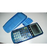 Texas Instruments TI-83 Plus Graphing Calculator - Blue W Cover Tested Rare - £34.23 GBP