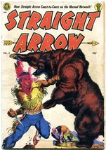 Straight Arrow #3 1950- Golden Age Western-FRANK Frazetta Cover Fr - $58.20