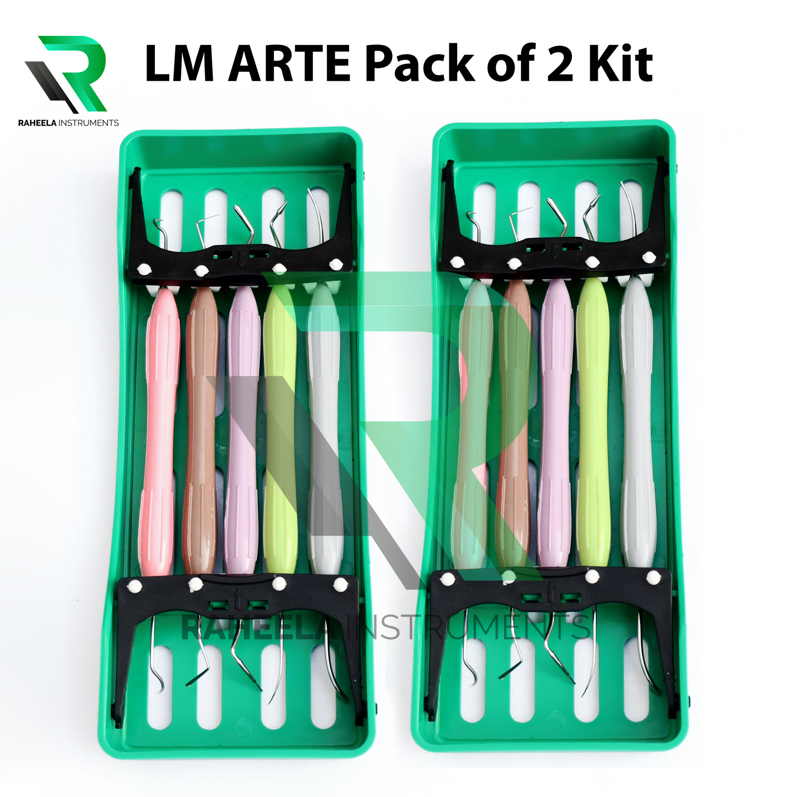 New Lm Arte Set Of 5 Instruments Sharp Diamond Gracey Curette 2 Kit - $45.00