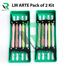 New Lm Arte Set Of 5 Instruments Sharp Diamond Gracey Curette 2 Kit - £35.66 GBP