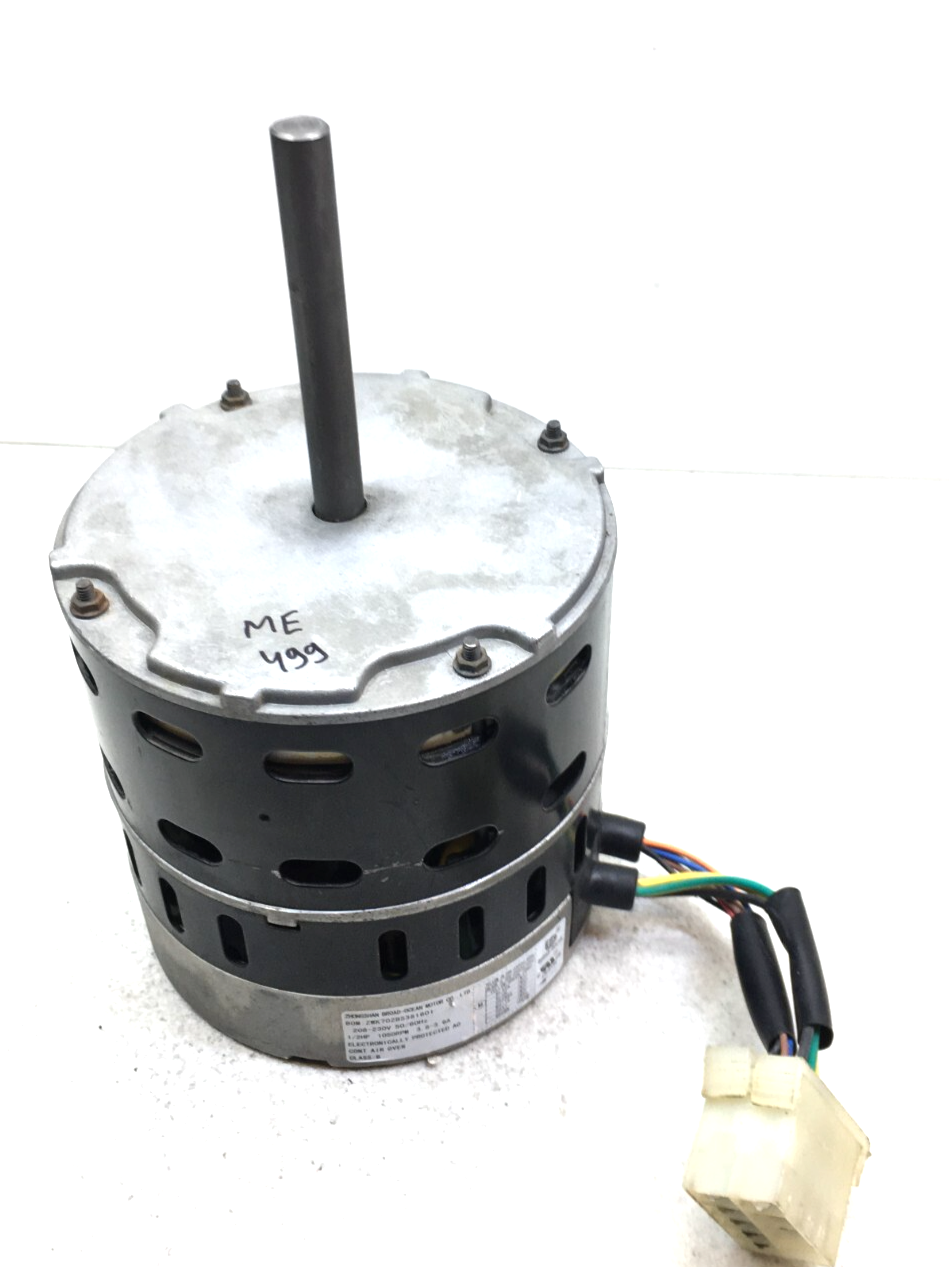 BROAD-OCEAN ZWK702B5381601 ECM Blower Motor KMSAH013C09 230V 1/2HP used ... - $259.00