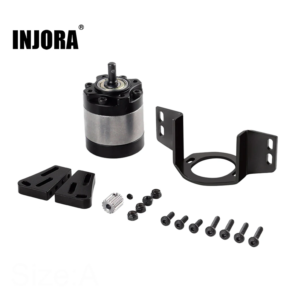 INJORA Metal 1:17 Gear Ratio D90 Planetary Gearbox with Mount Transmissi... - $49.15 CAD