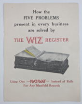 The WIZ Register Manual Booklet Advertising - $11.87