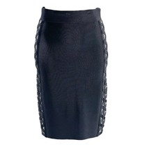 VENUS Womens Skirt Size L Gray Stretch Viscose Blend Knee Length - £16.58 GBP