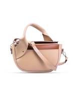 Hand Made TWISTED HANDLE BEIGE HANDBAG - £47.94 GBP