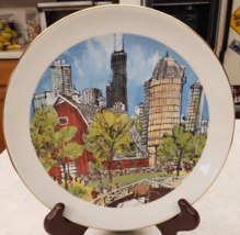Chicago Collection Ltd Edition The Farm Lincoln Park Zoo Plate Franklin McMahon - £18.64 GBP