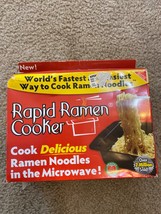 R API D Ramen Noodles Cooker Microwave Ramen In 3 Minutes Quick &amp; Easy | Reusable - £8.88 GBP