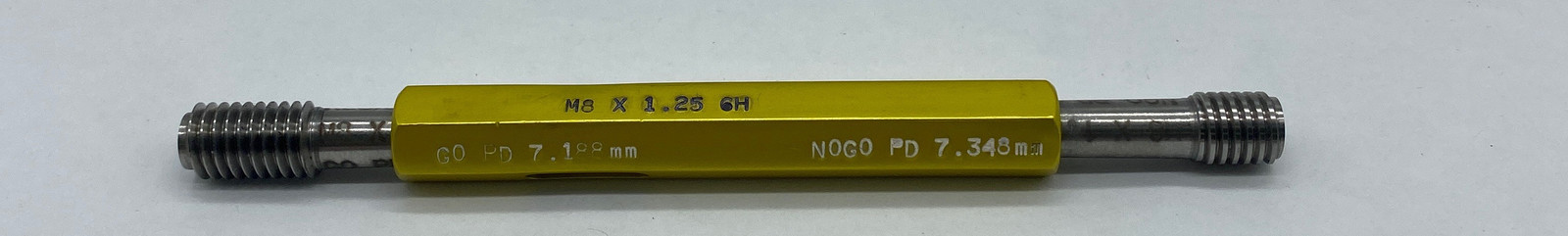 Regal M8 X 1.25 6H AS-IS Thread Plug Gage, Go PD 7.188, NoGo PD 7.348  - $42.70