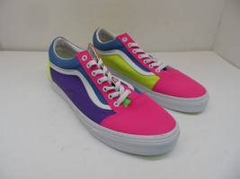 Vans Men&#39;s 500714 Old Skool Lo Skate Shoe Multi Colored Size 10.5M - £45.69 GBP