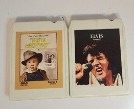 Elvis A Legendary Performer Volume 1 And I&#39;m 10,000 Years Old 8 Track Tapes Lot - £7.62 GBP