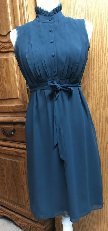 Vintage Loft 6P NWT Dress Ladies Petite blue - $36.50