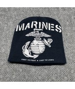 Marines First to Fight Last to Leave Beanie Snow Hat Snowcap Military KG JD - $9.89