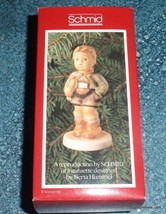 1983 Schmid Hummel Trumpet Boy First Edition Christmas Ornament With Box! - £7.74 GBP