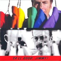 Sa&#39;ll Good, Jimmy! Saul Goodman Then + Now Clothes Closet 2 Magnet Lot B... - £10.03 GBP