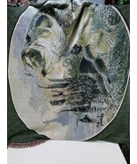 Al Agnew Big Mouth Bass Wall Art Tapestry Throw Rug 45x54” Man Cave Item - £14.54 GBP