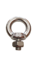 (2) 304 STAINLESS STEEL LIFTING EYE BOLT M10 WITH NUT MACHINE LIFTING 12... - $11.95