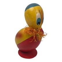 Candy Container Germany Duck Hand Painted Papier Mache Vintage Ca. 1930s - $41.87