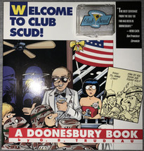 Welcome to Club Scud!-A Doonesbury Book (Andrews &amp; McMeel, 1991) WITH PIN - £21.90 GBP