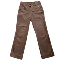 Dockers Womens Vtg 90s Casual Pants Size 4 M Brown Comfort Chinos Straig... - $14.04