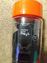 Mess In A Bottle  Infant &#39;Working On My Mess&#39; Bodysuit 12 mo - £3.97 GBP