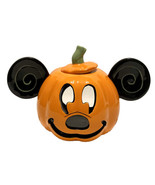 Disney Parks Mickey Mouse Jack O Lantern Ceramic Votive Candle Holder Ea... - £31.24 GBP