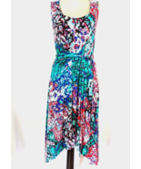 Soma Wayward Scarf Dynasty Print Sleeveless Dress Shark Bite Hem Women&#39;s... - £19.69 GBP