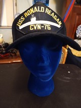 USS RONALD REAGAN CVN-76 NAVY SHIP HAT U.S MILITARY OFFICIAL Armed Force... - $15.83