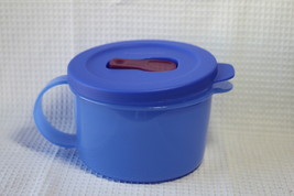 Tupperware Bowls (new) CRYSTALWAVE PLUS SOUP MUG - BRILLIANT BLUE - 2 CUPS - $15.63