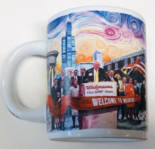 Primary image for Walgreens Commemorative Coffee Mug Celebrating 3000th Store In Chicago