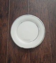 Lenox Fine China SOLITAIRE Salad Plate - Ivory w/Platinum Trim Made in U... - $21.78