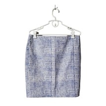 Katherine Barclay Montreal Skirt Womens Size 10 Pencil Blue Stretch Cott... - $17.77