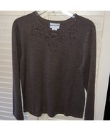 Vintage Pendleton Merino wool sweater with hand beaded details size medium - €38,03 EUR