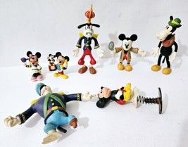 Lot of 7 Vintage 2&quot; to 5&quot; Disney Characters - Assorted.  - £17.55 GBP