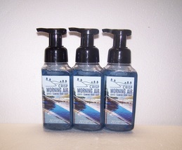 3 Bath &amp; Body Works Crisp Morning Air Gentle Foaming Hand Soap Pine Juni... - $22.90