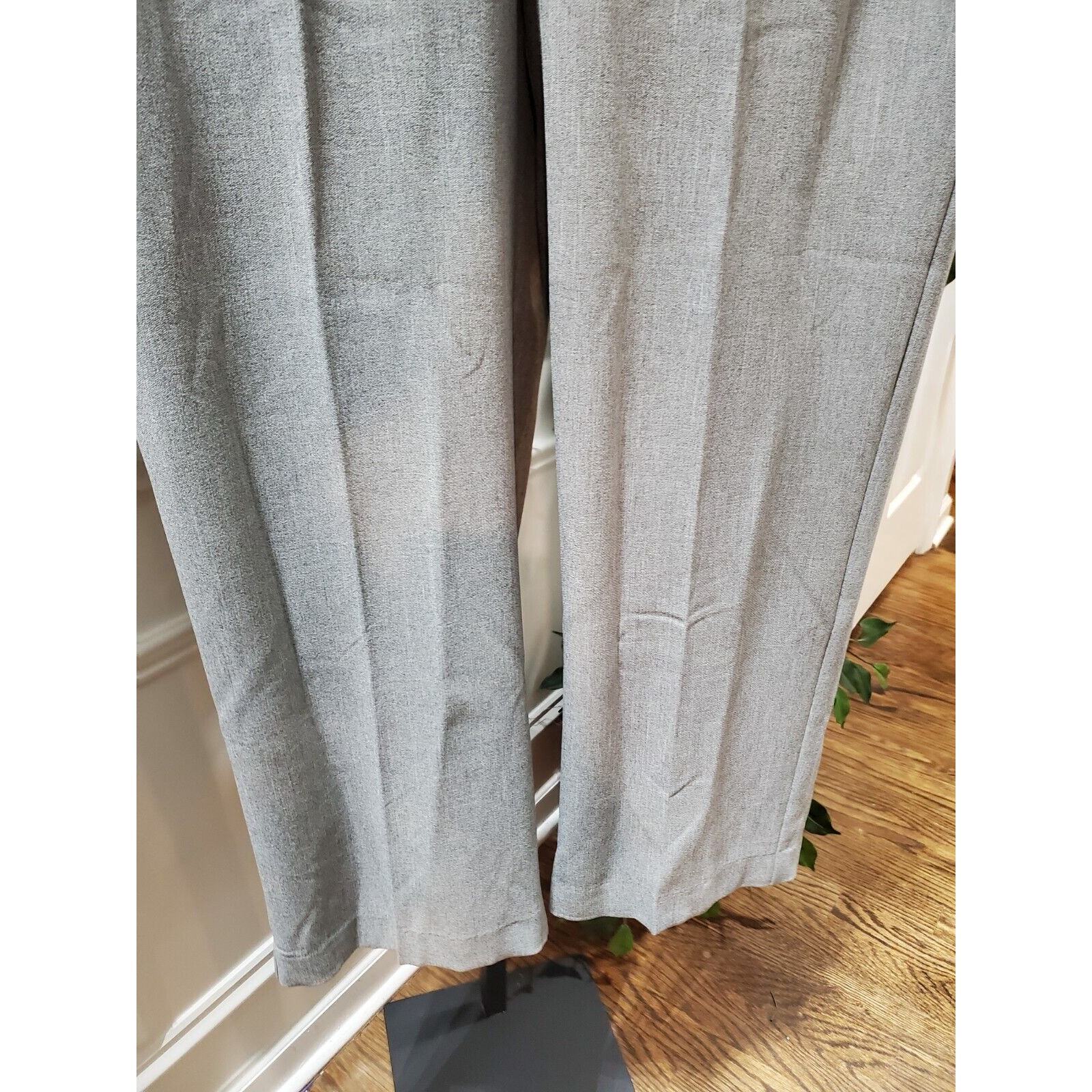 Alfred Dunner Women's Gray Polyester Mid Rise Straight Fit Dress Pant Size 22W Item image 4