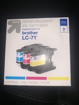 UP &amp; UP Remanufactured Ink Cartridge Replacement FOR Brother LC-71  Tri-... - £11.84 GBP