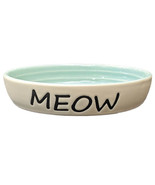 6 Inch Oval Green Meow Stoneware Dish - £7.74 GBP+
