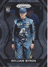 Autographed William Byron 2018 Panini Prizm Racing Cup Rookie Card (#24 Axalta T - £30.35 GBP